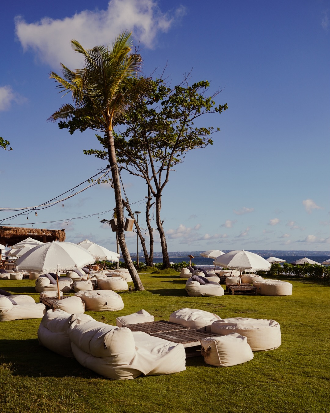 Life is good when you can feel the grass on your toes,
right in front of the beach.

Stay longer, sunset golden hour is always the main act.

Open daily from 10 AM till late.
Free entry.